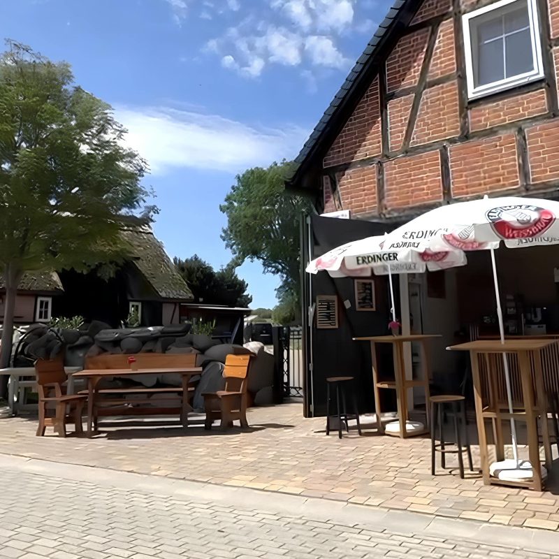 Das Café Boddenrast auf dem Ferienhof Eschenschlag